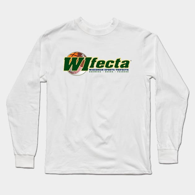 WiFecta® - Wisconsin Sports Trifecta Long Sleeve T-Shirt by wifecta